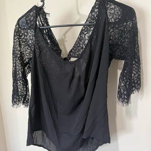Sheer & Lace Blouse